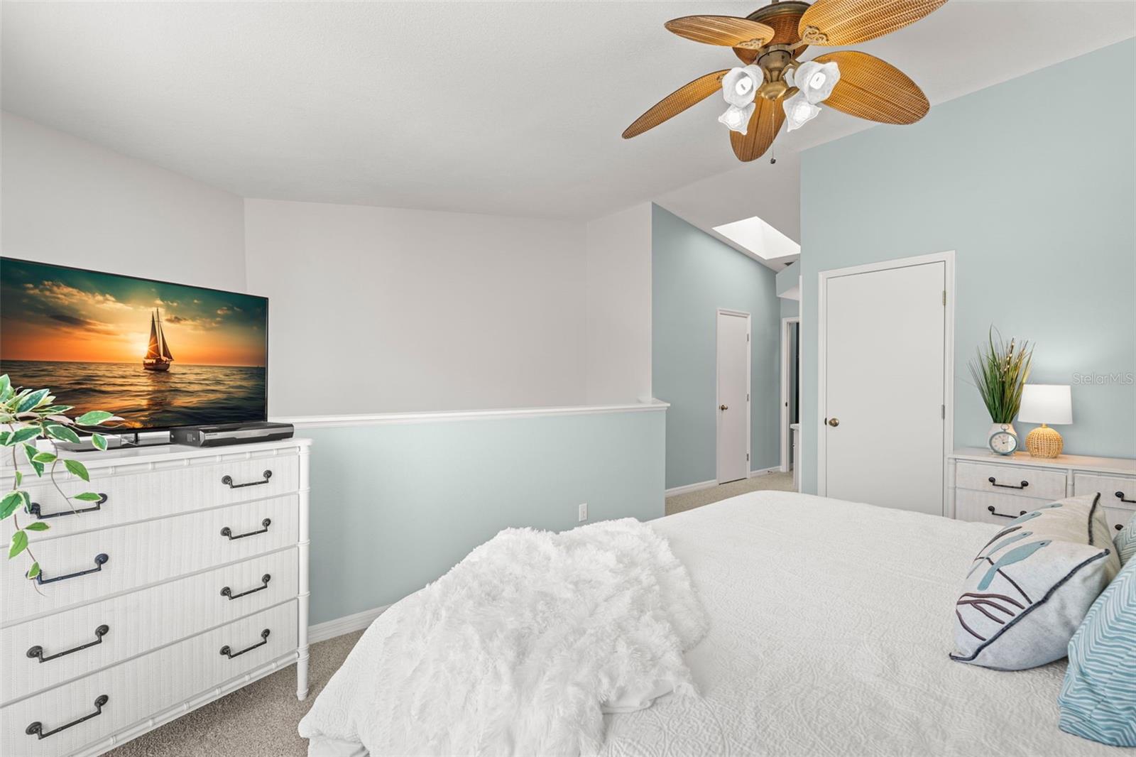 Primary bedroom facing vanity