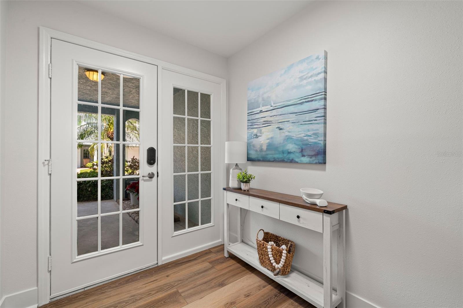 Foyer, facing front door.