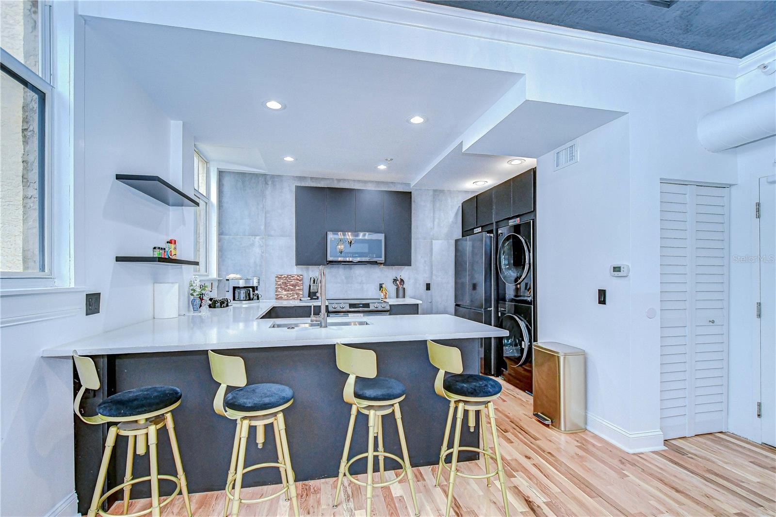 The fully custom kitchen