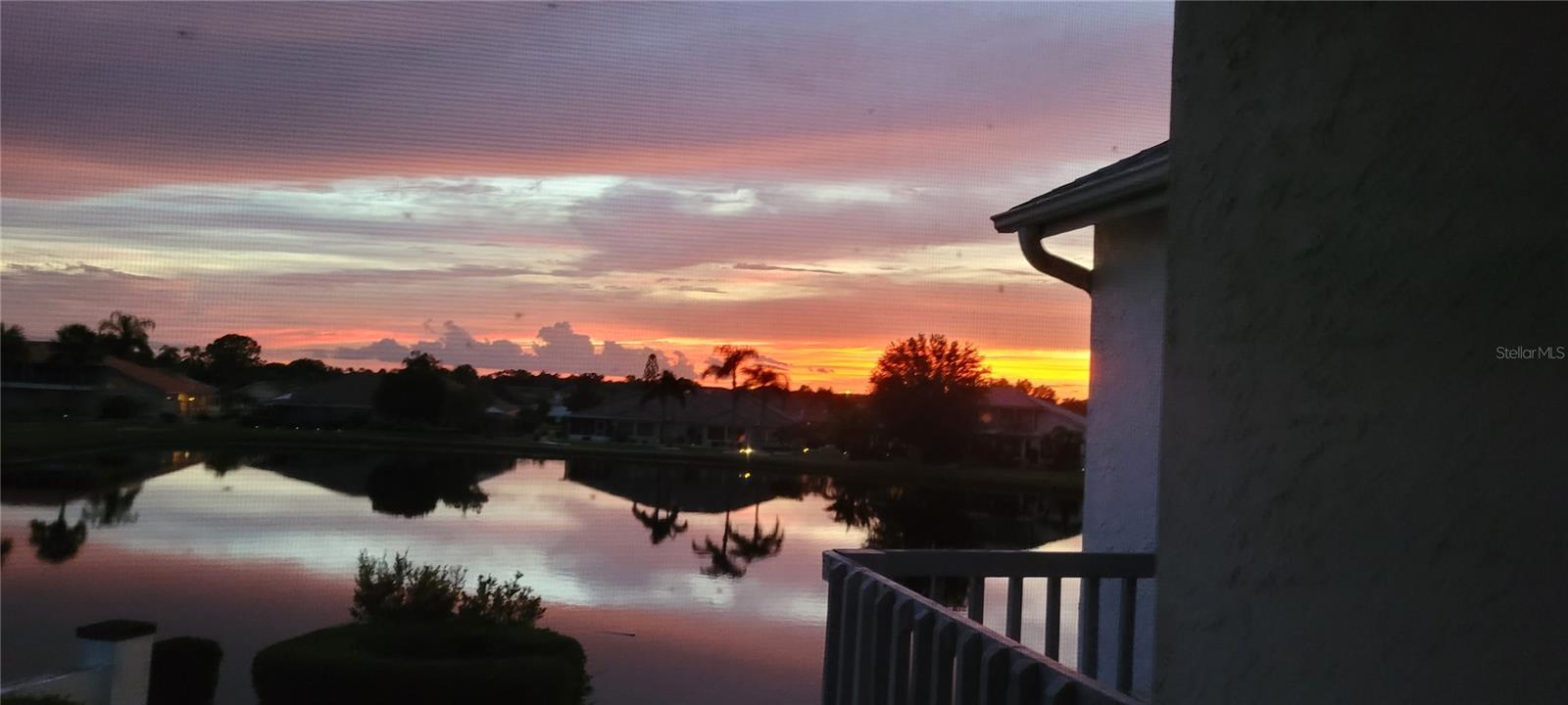 Sunset views from the Balcony