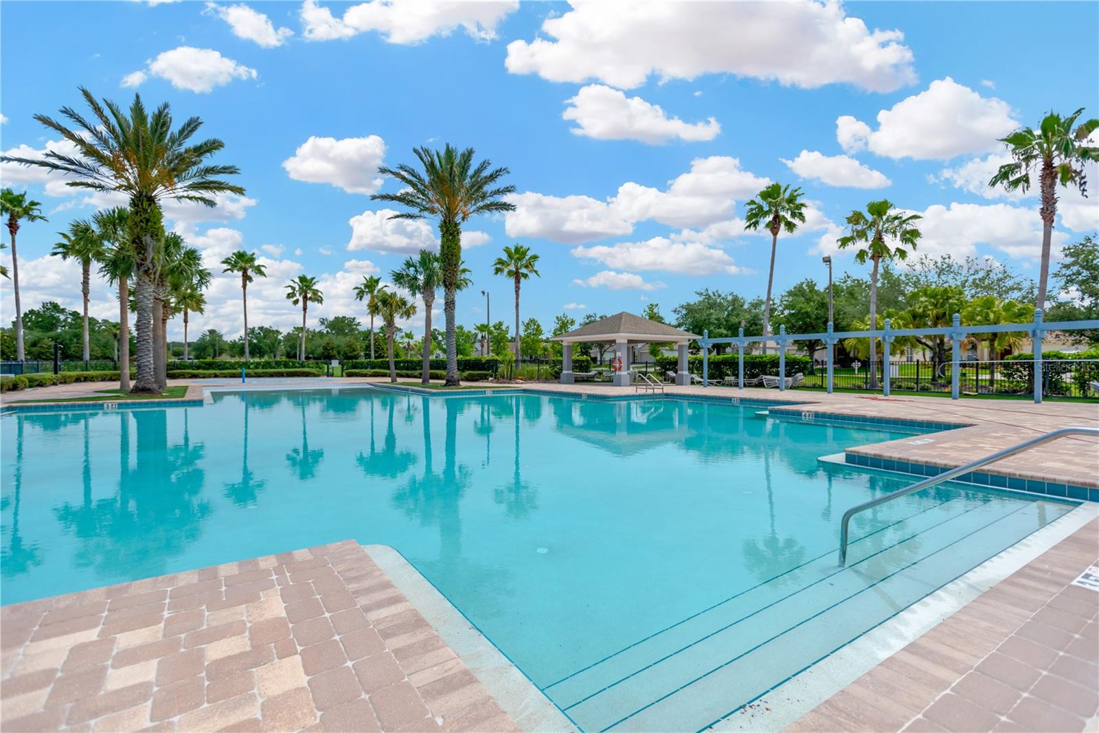 Expansive community pool.