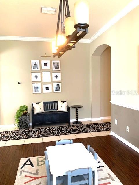 View into hallway entrance