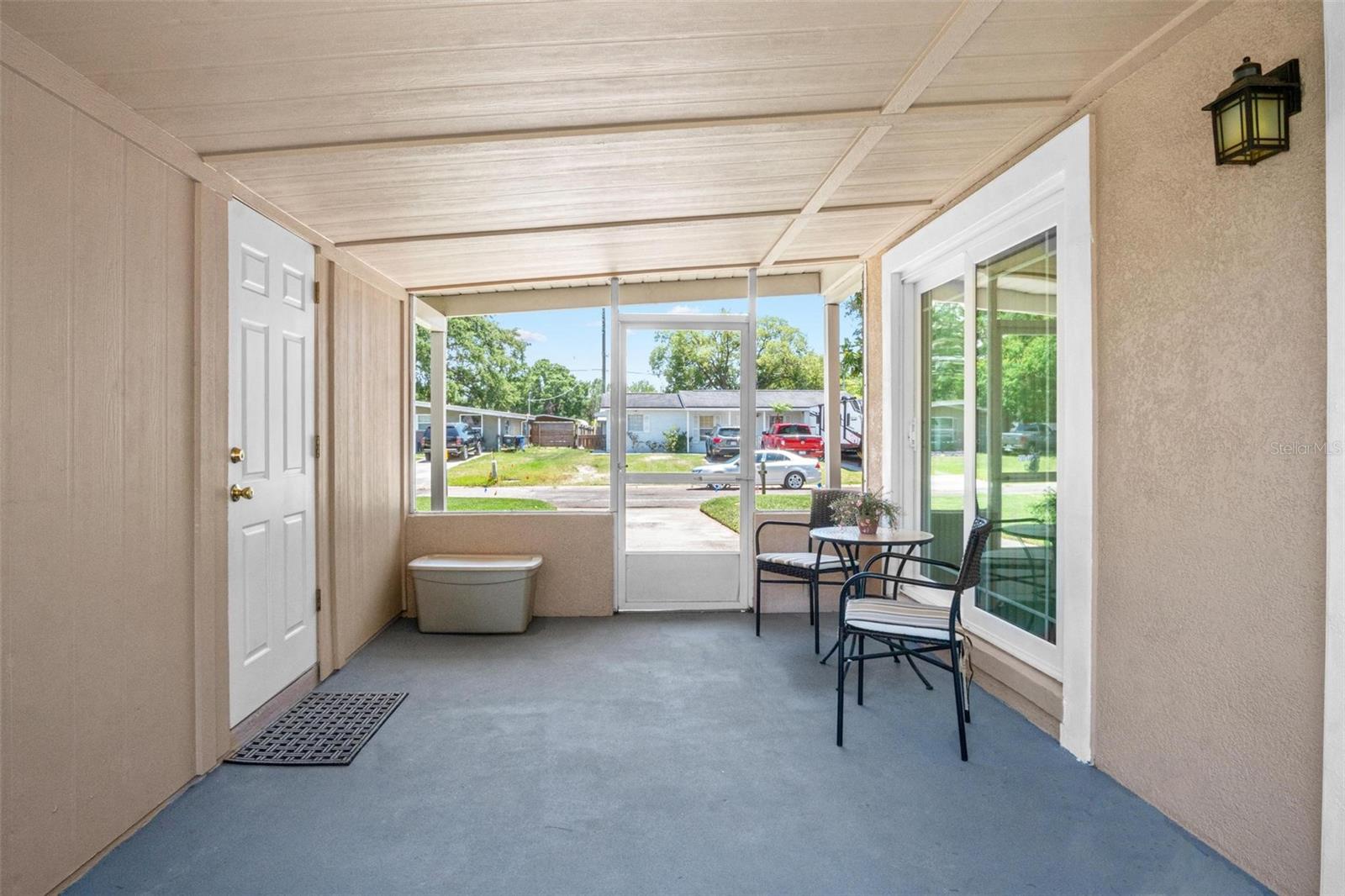 Screened porch