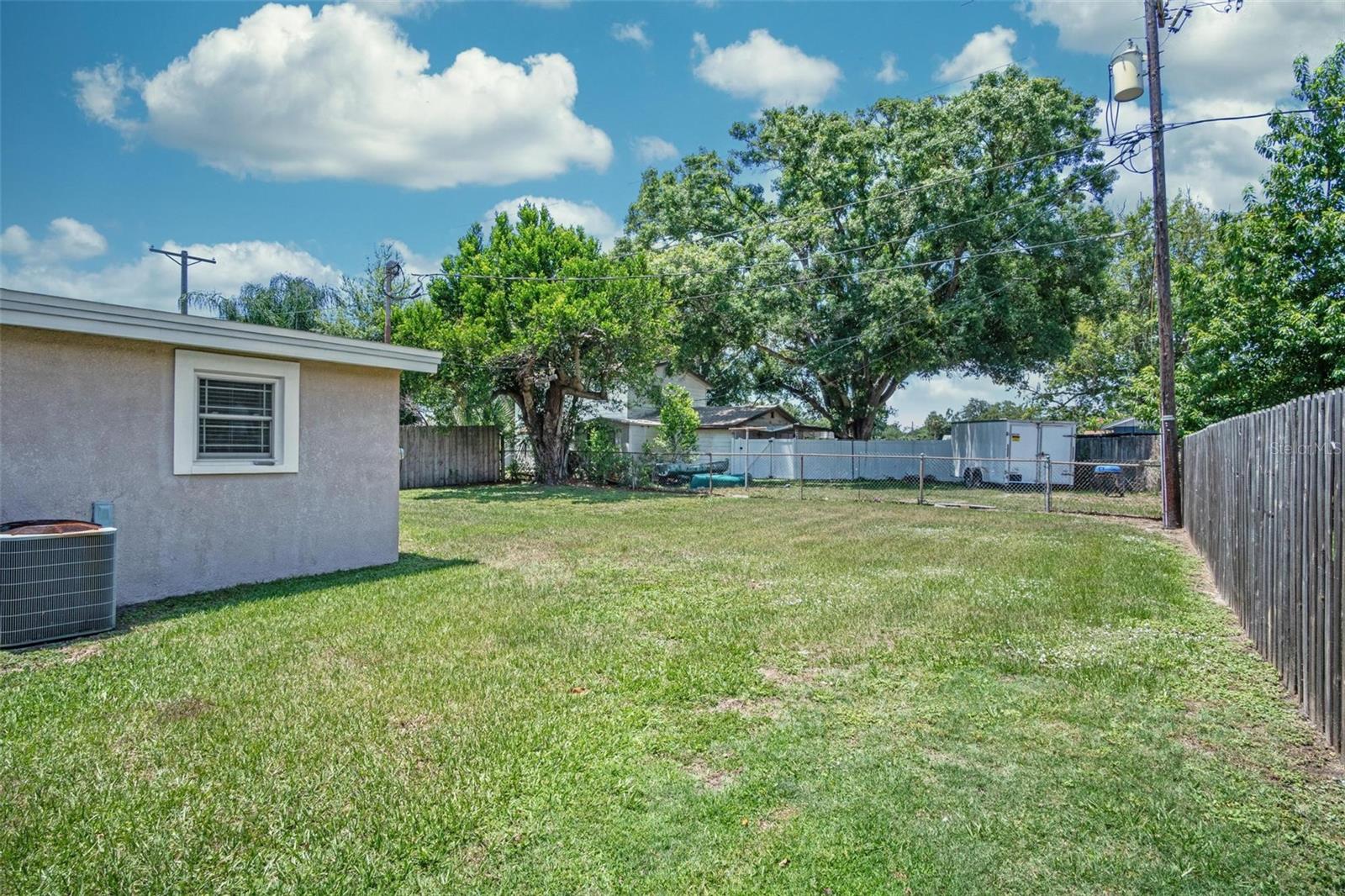 Rear yard