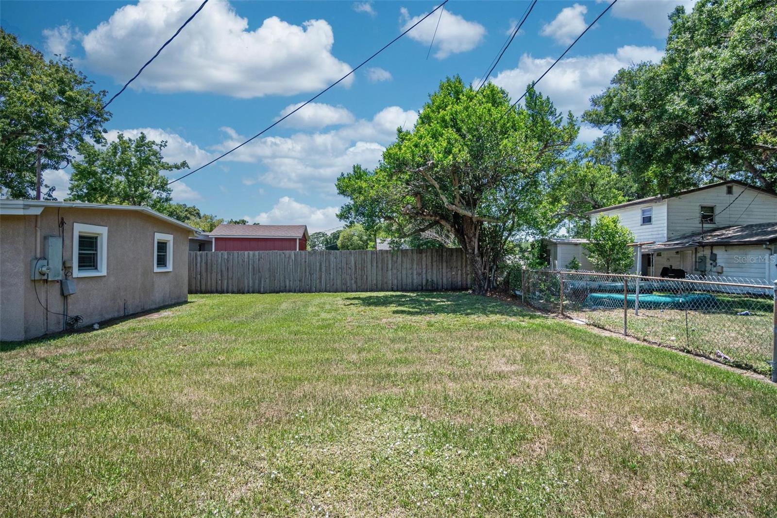 Rear yard