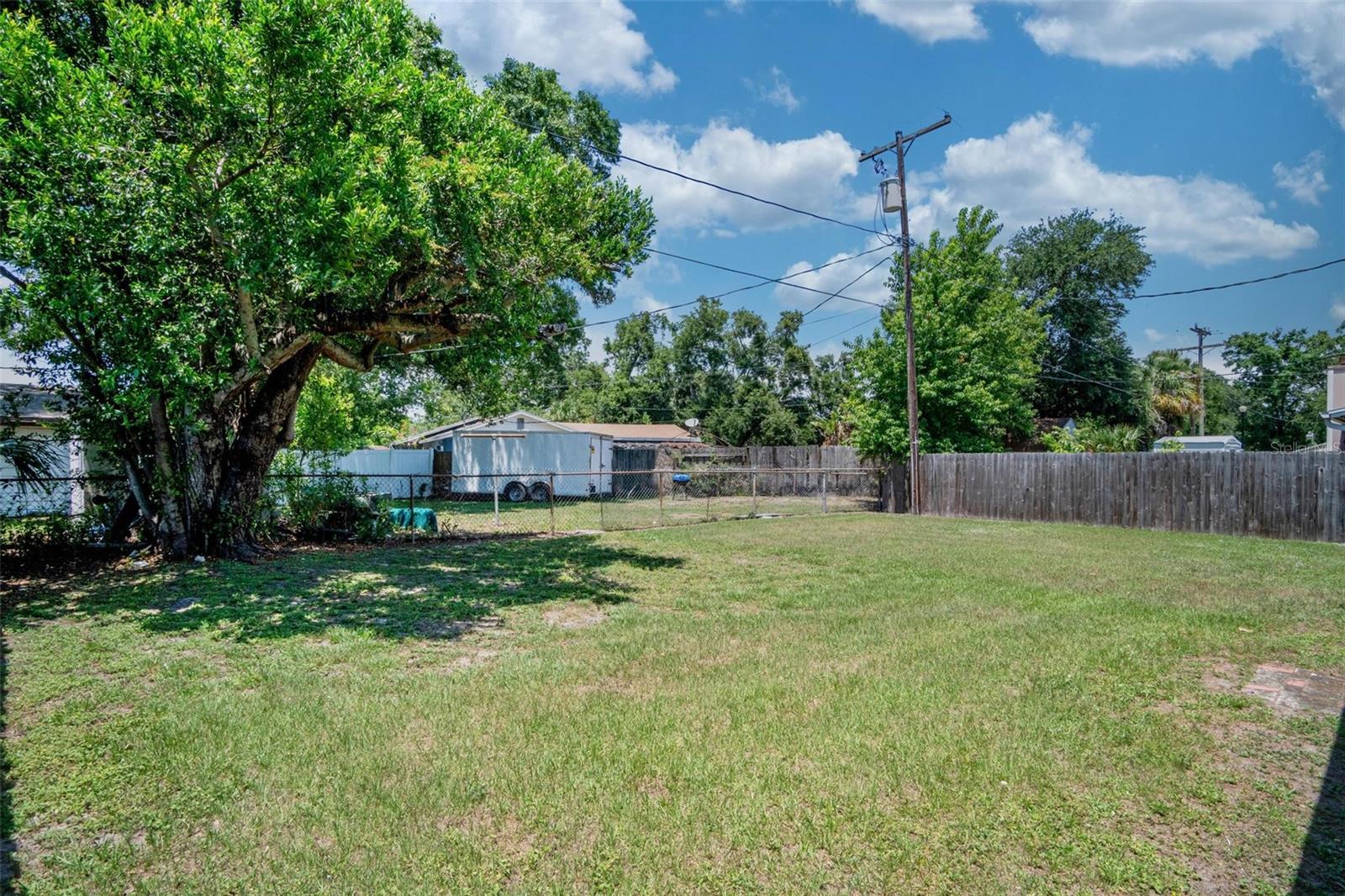 rear yard