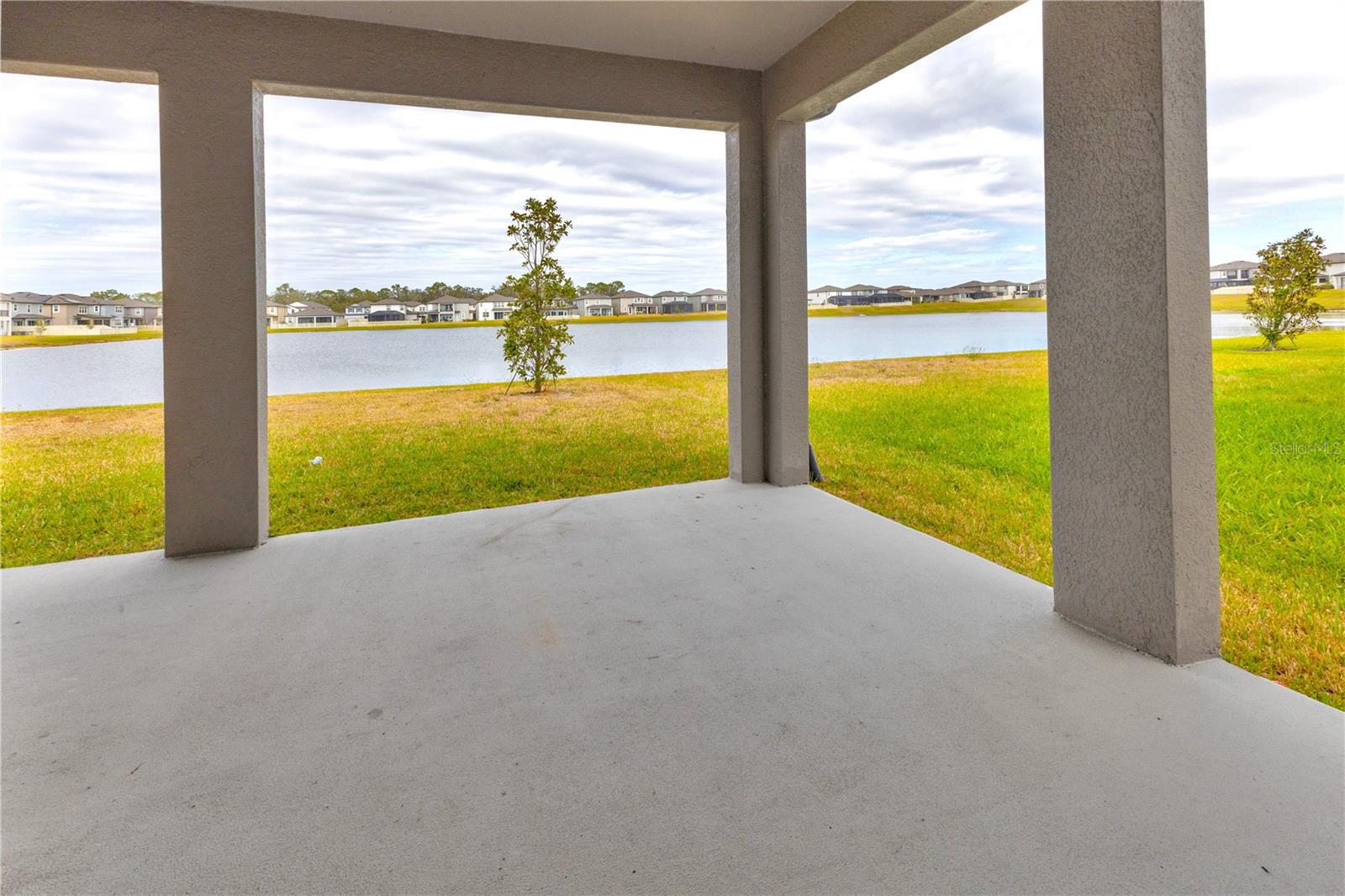 back patio waterfront