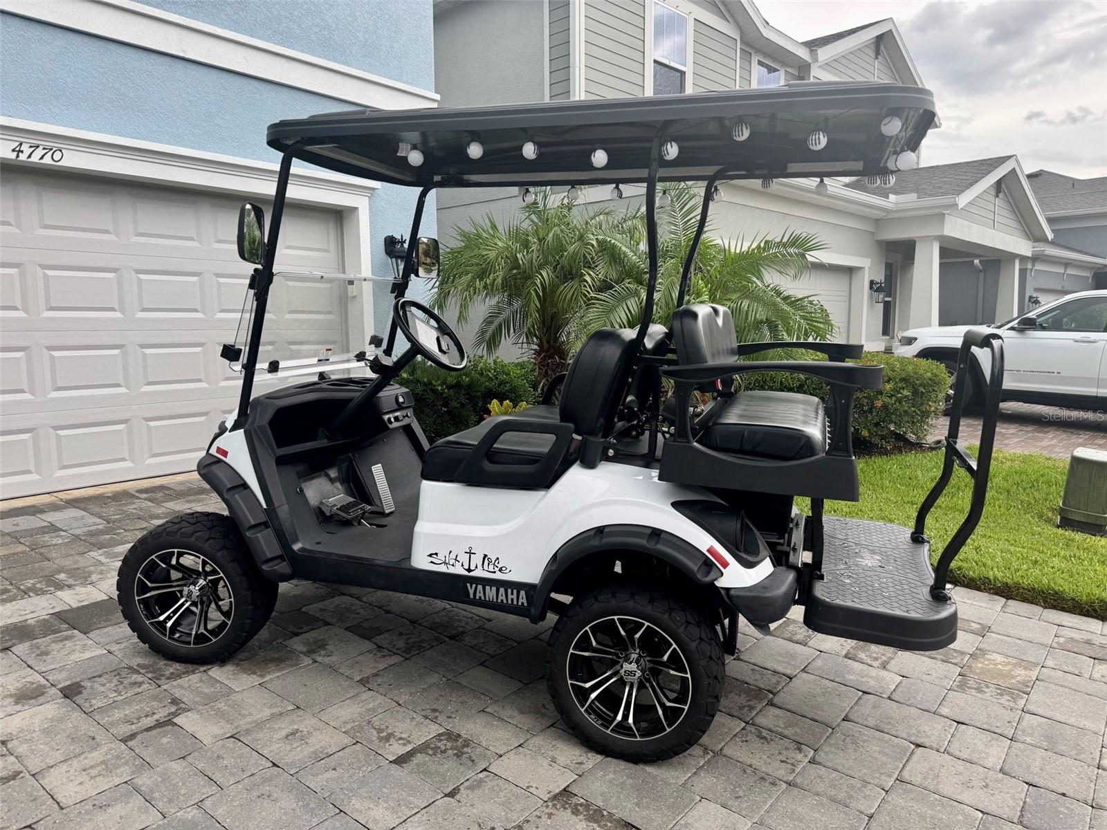 Golf cart will come with the home
