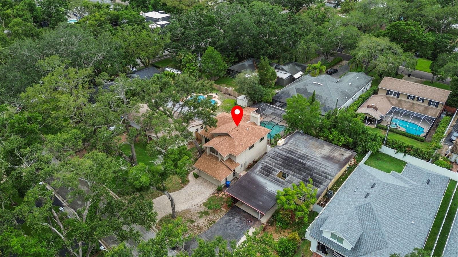Aerial of Home and Property