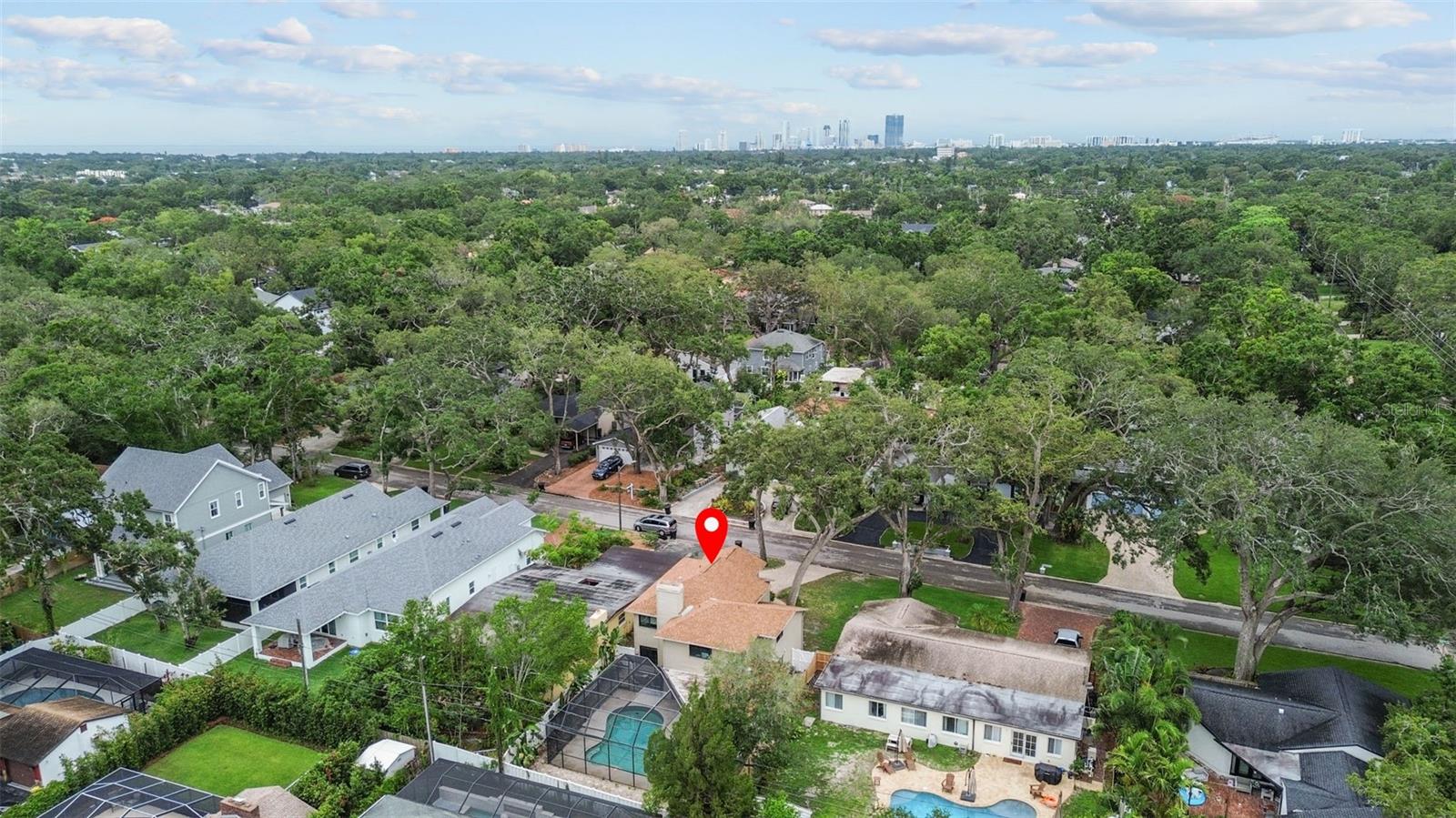 Aerial of Home and Property