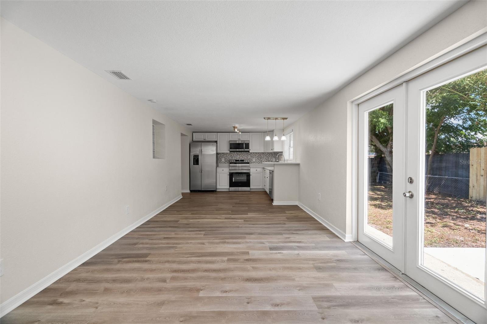 French Doors to Rear Patio