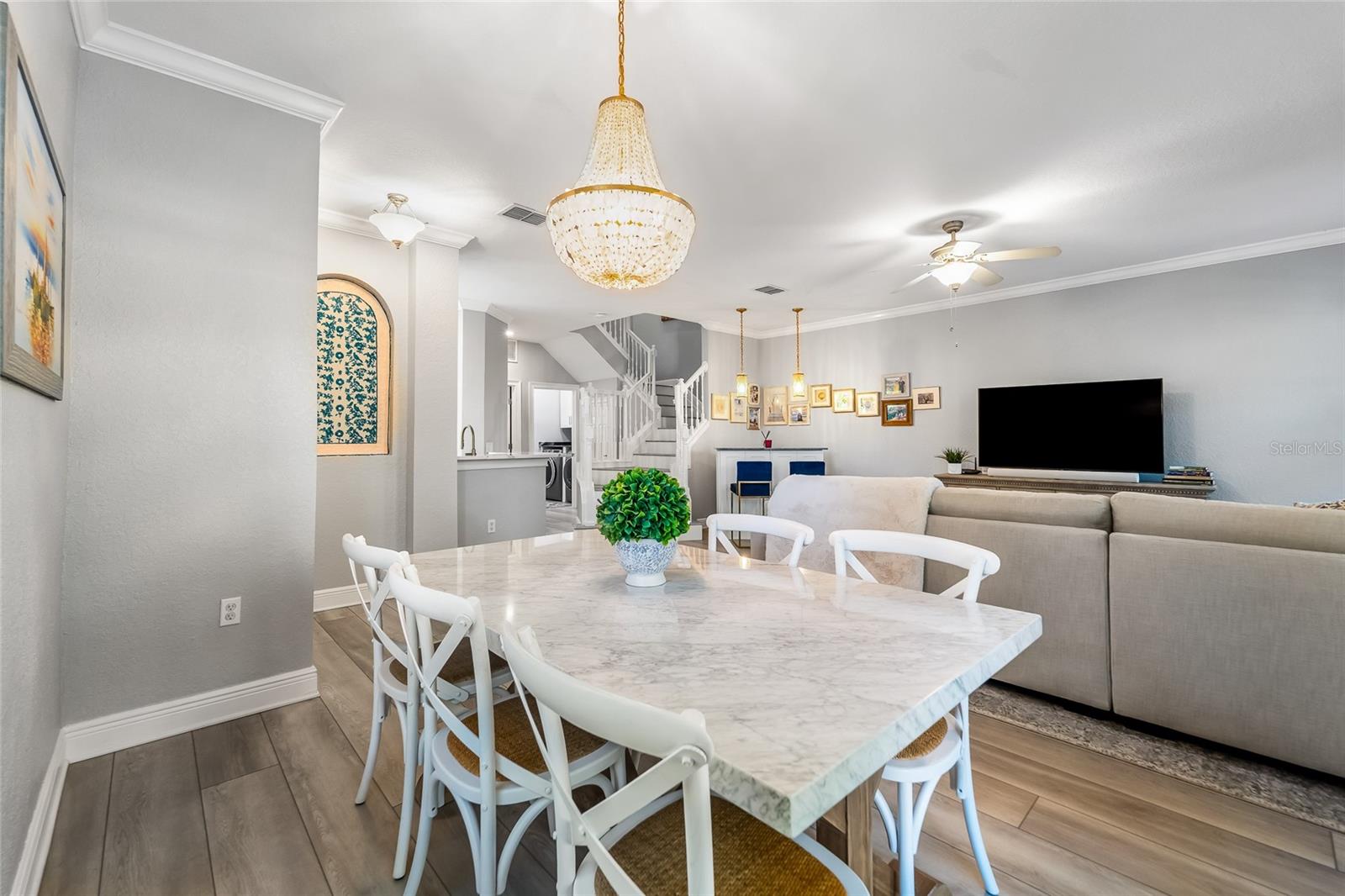 Family room from the dining area.