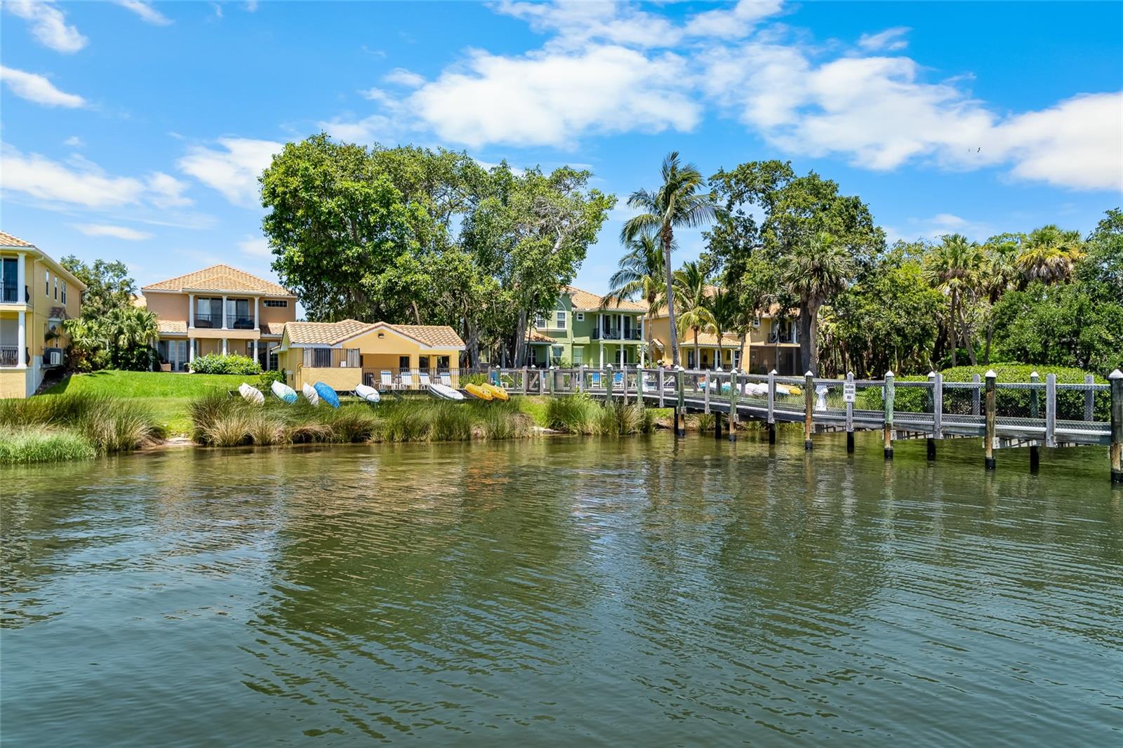View of the beautiful community from the dock.