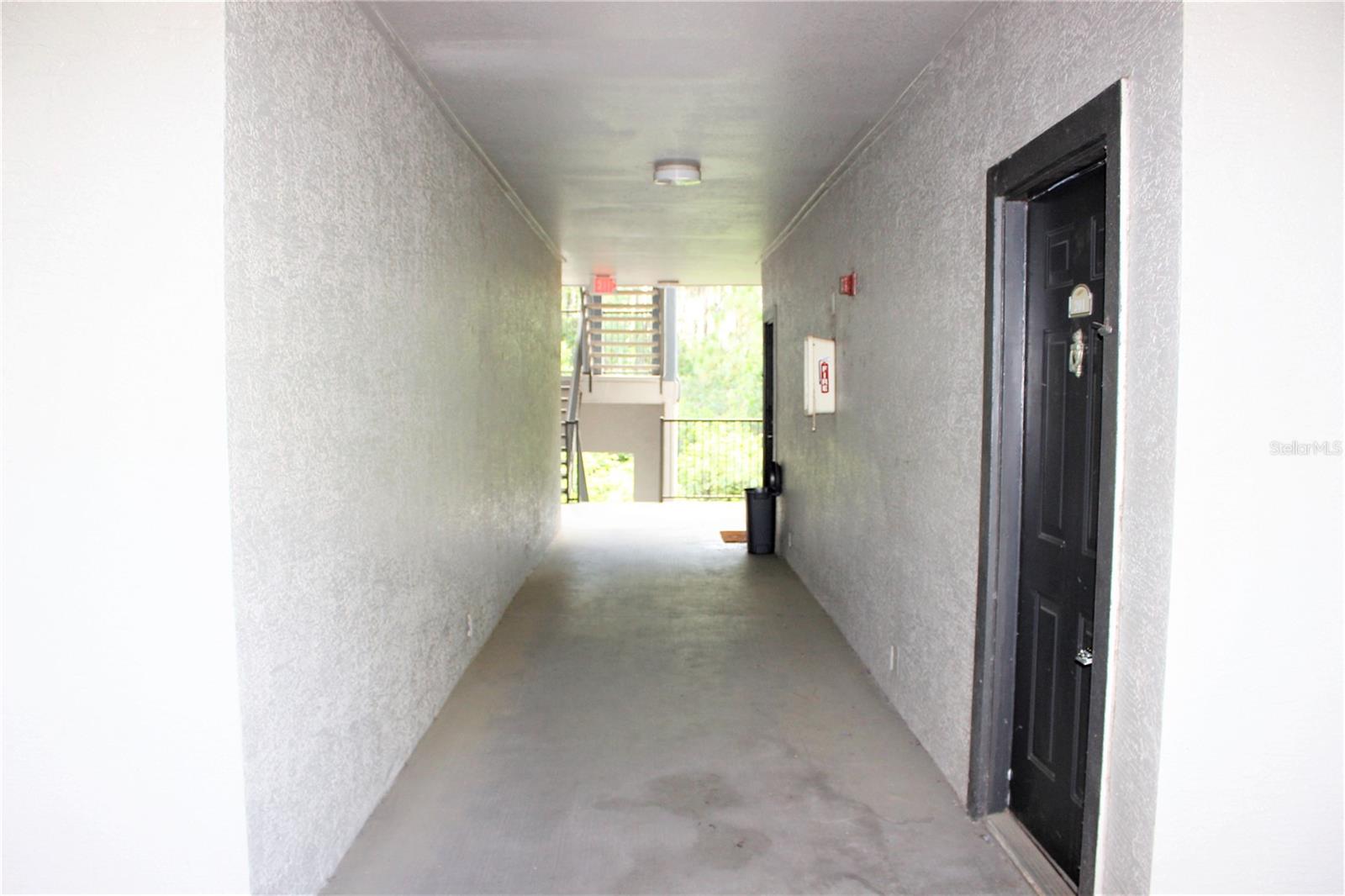 Hall outside door