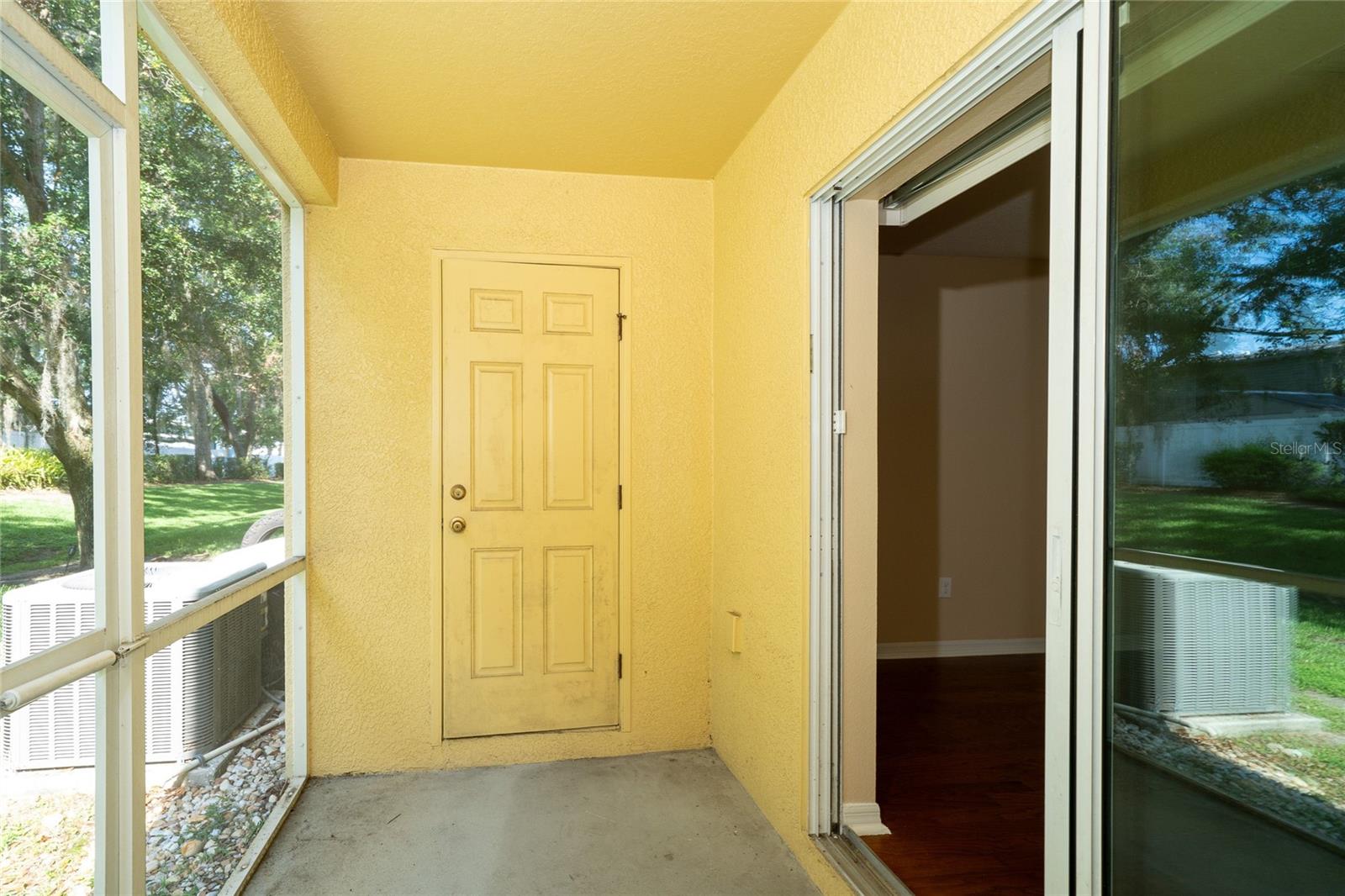 Lanai with Storage Closet