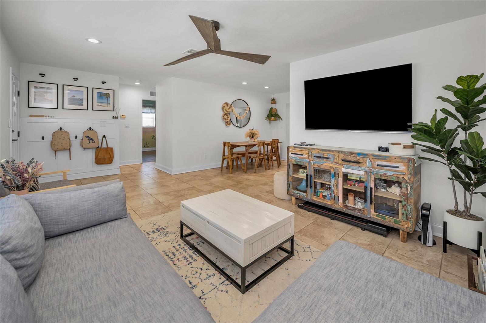 Large, Open Living Area off the Entry