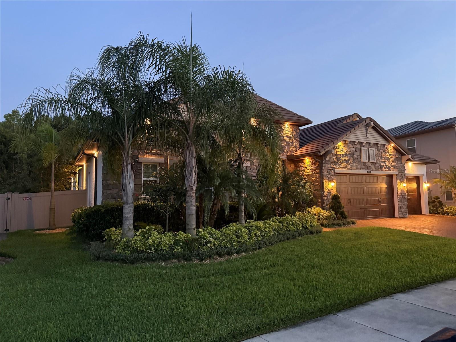 Permanent outdoor lighting
