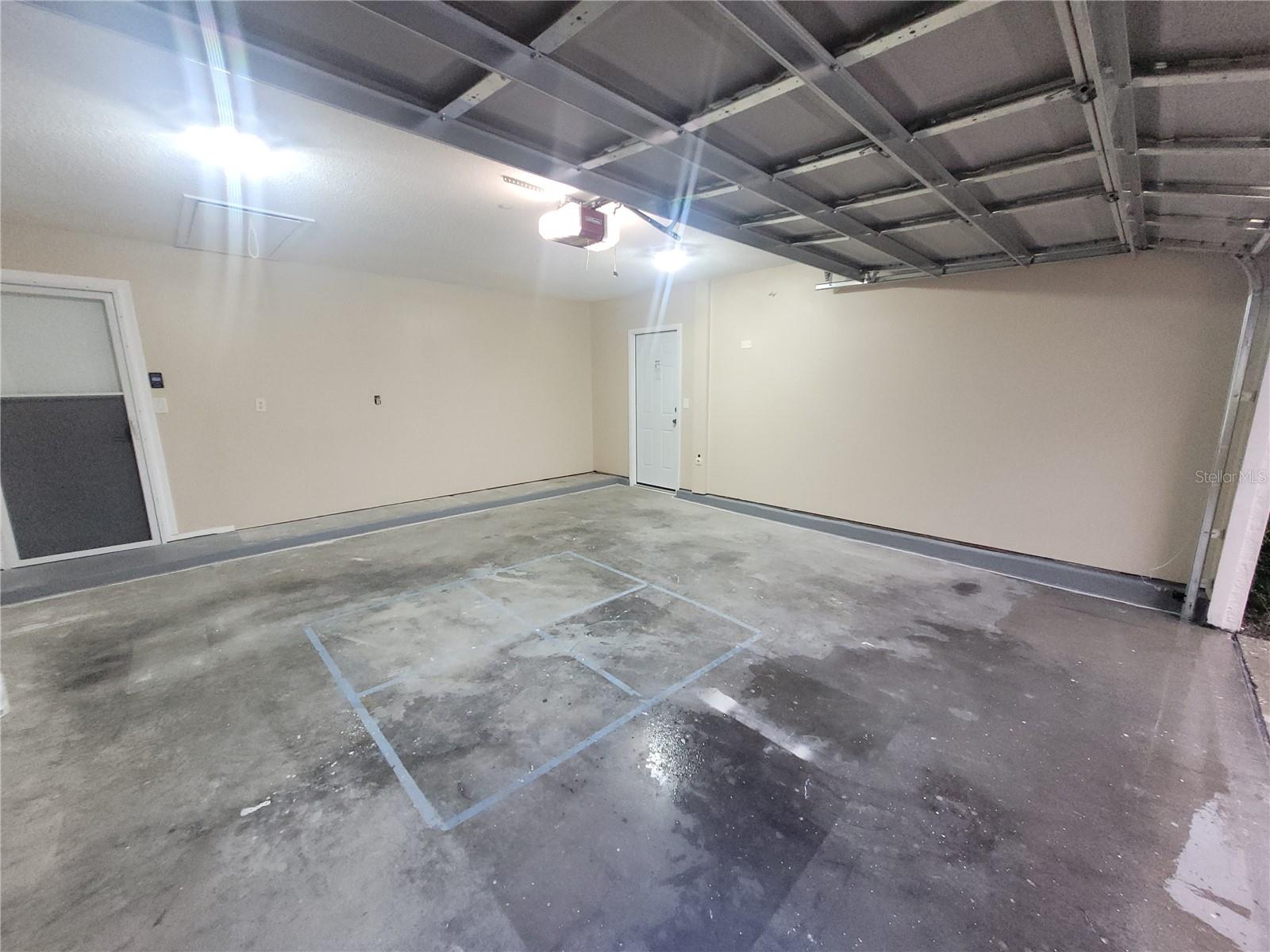 Two car garage