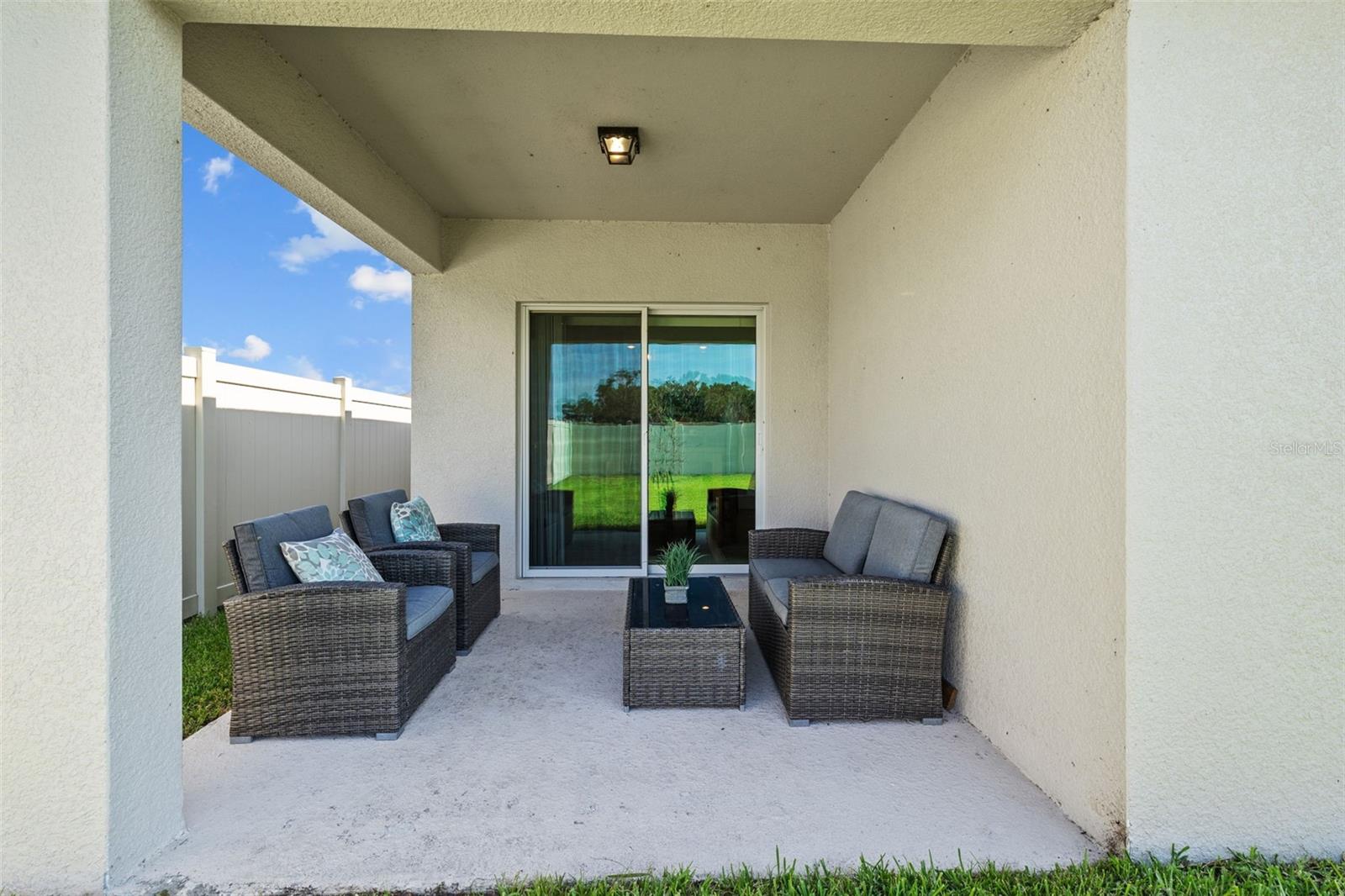Back patio