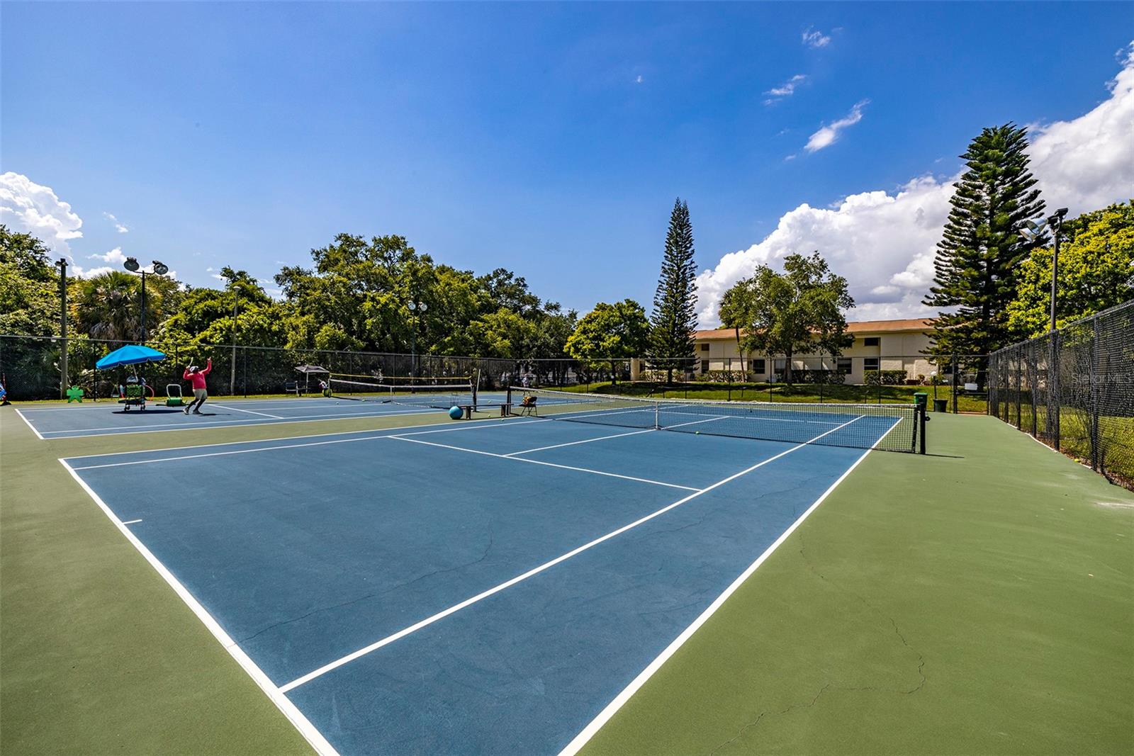 Lighted Tennis Courts