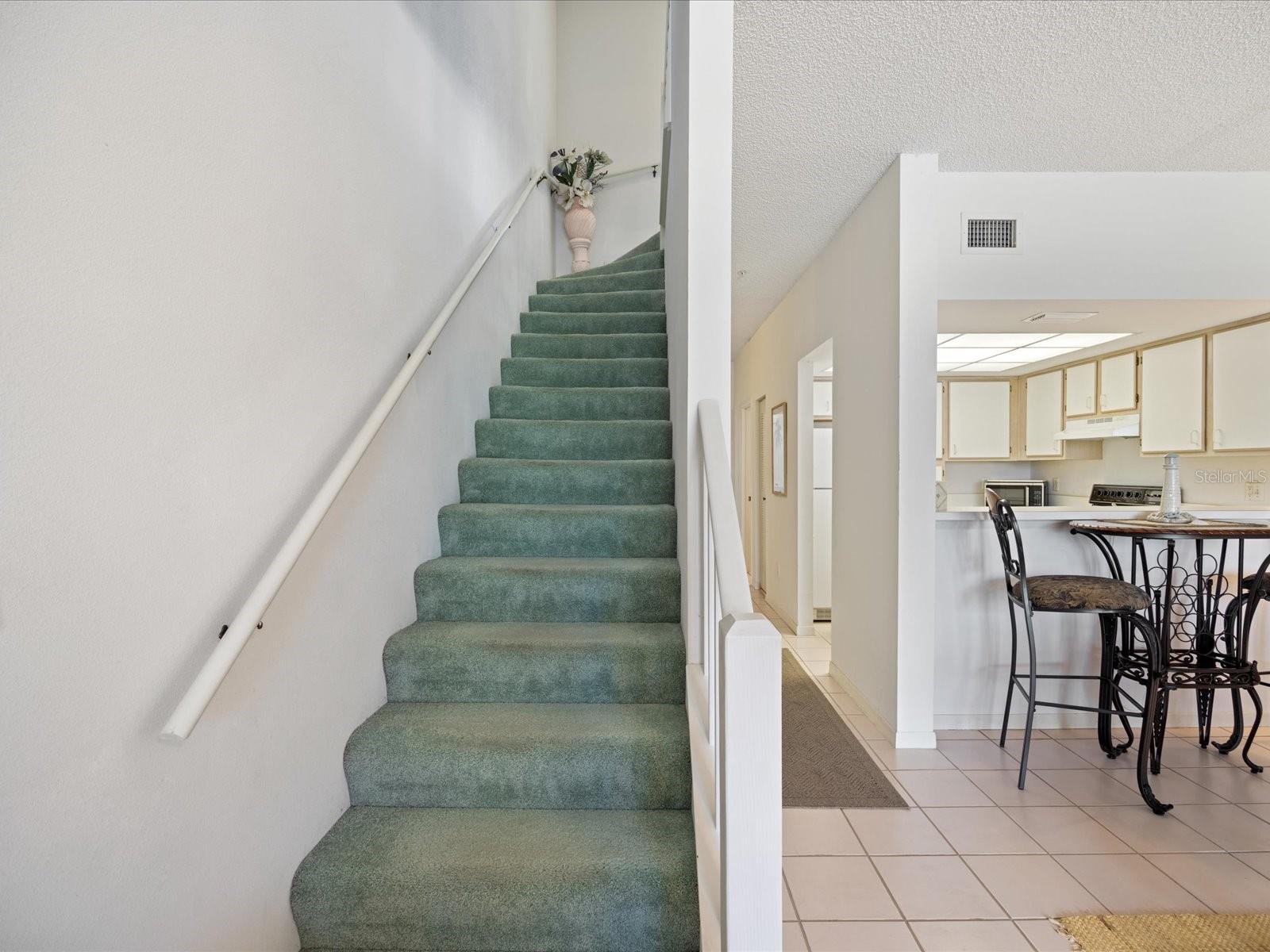 Stairs leading up to 3rd floor