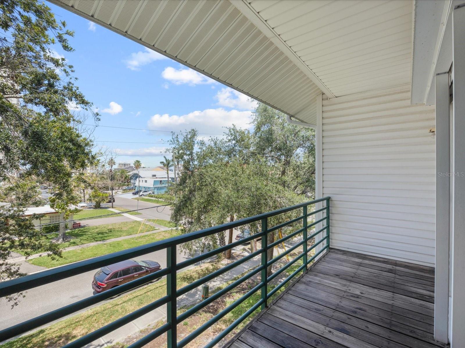 Private balcony
