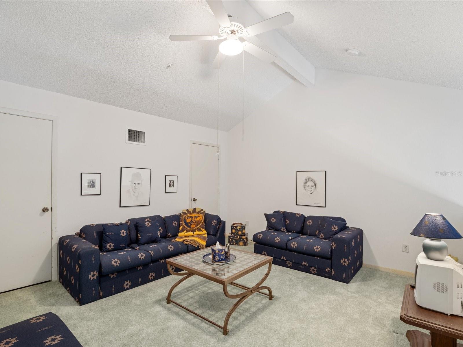 Loft overlooking primary bedroom