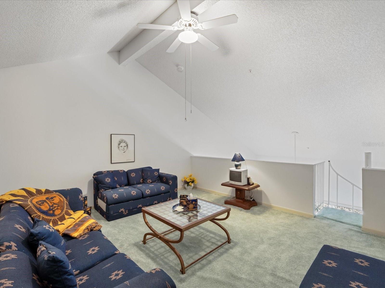 Very spacious space allowing for multiple uses such as office, den, workout space, etc.