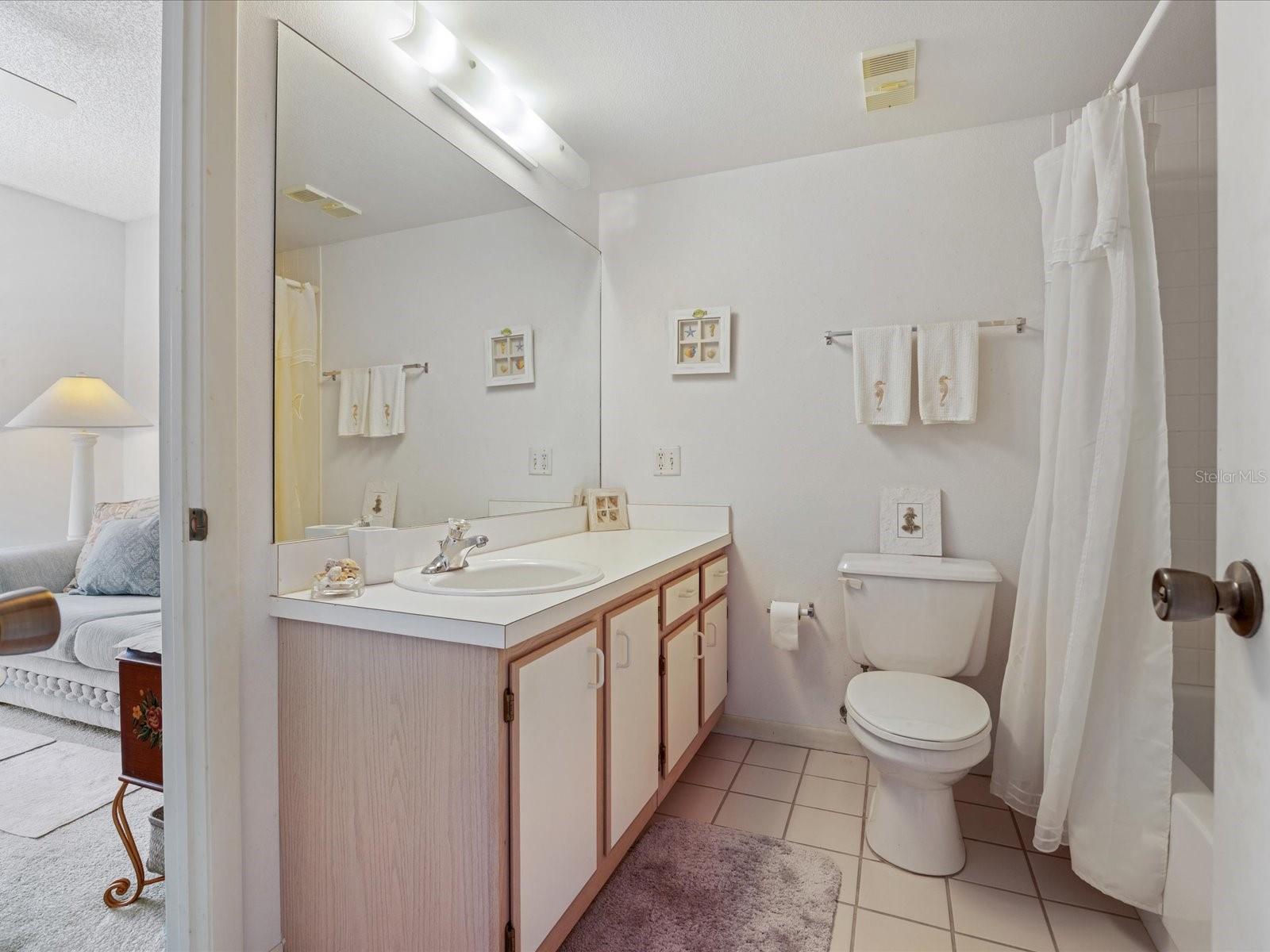 2nd floor hall bath with access to second bedroom