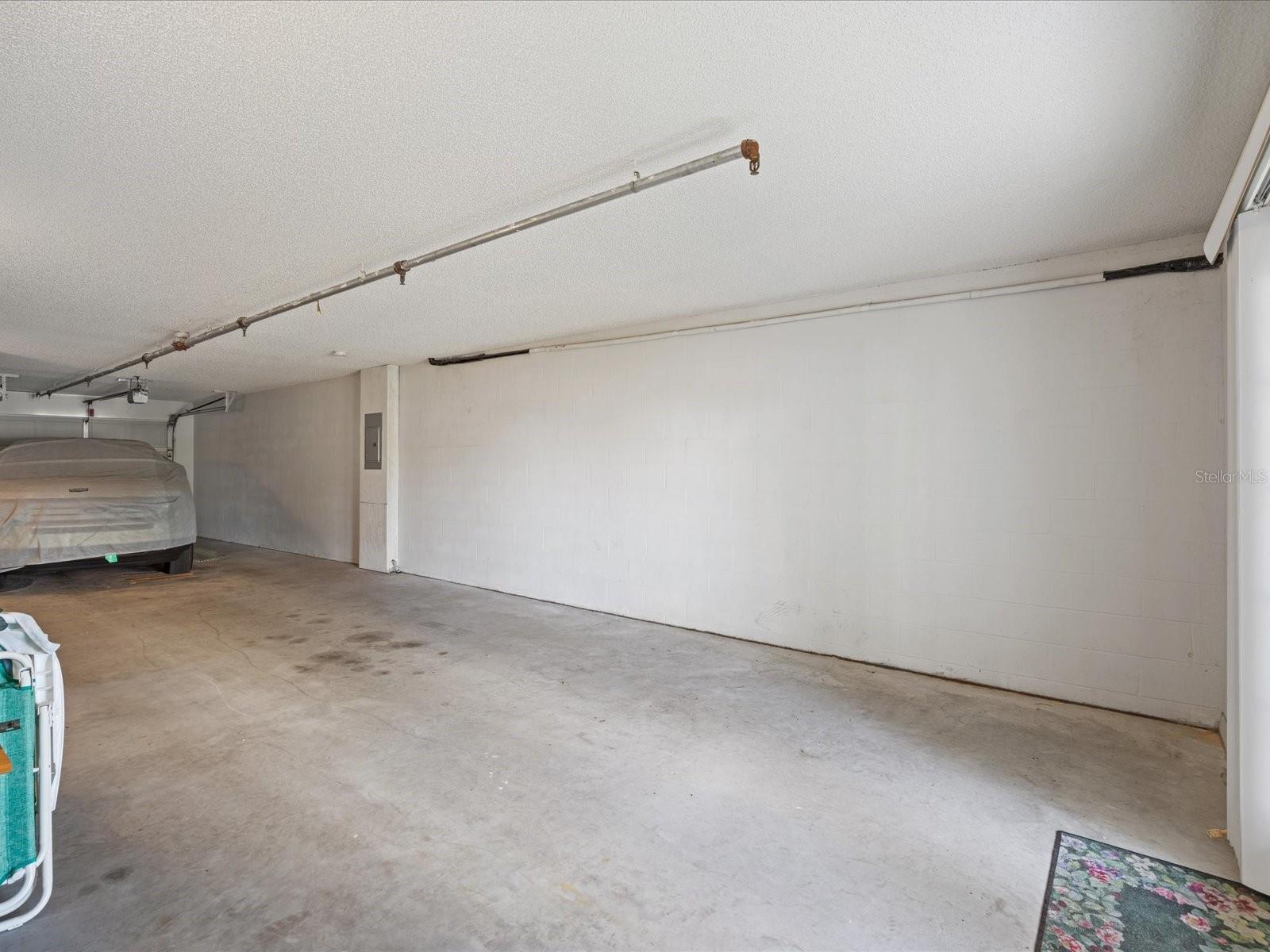 Plenty of space to park your vehicle and have extra storage