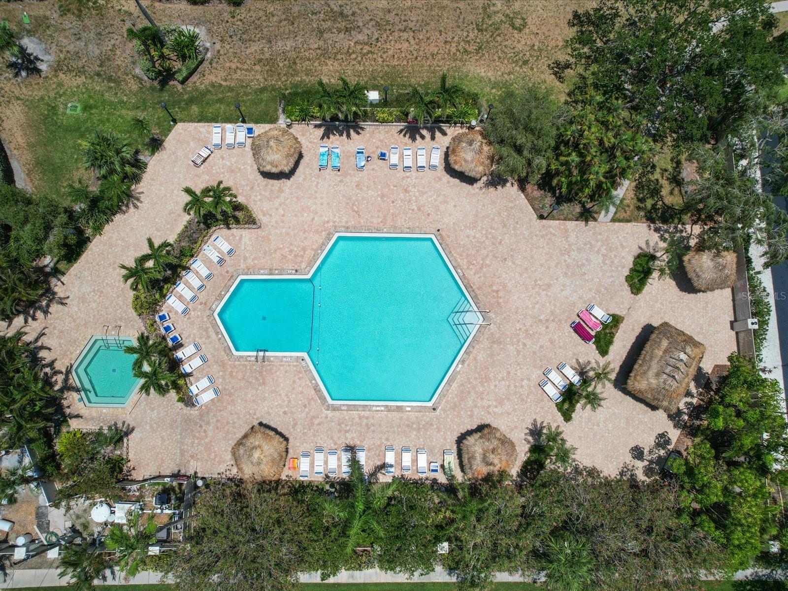 Beautiful community pool