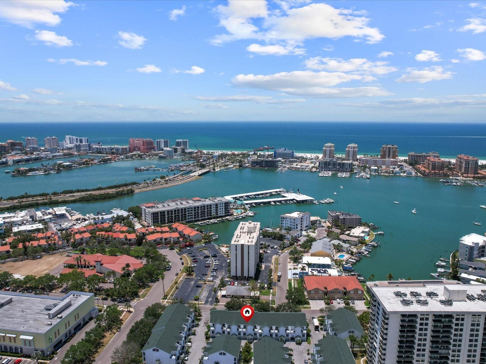 Just a short drive, walk or bike ride to award winning Clearwater Beach!