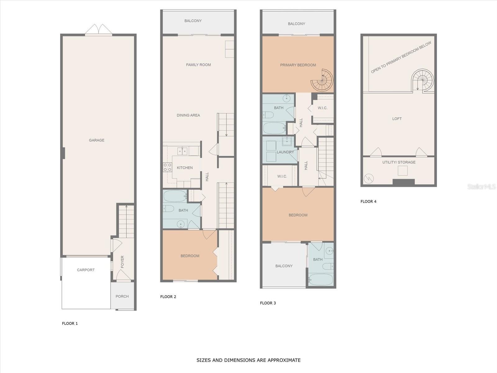 All floors floorplan