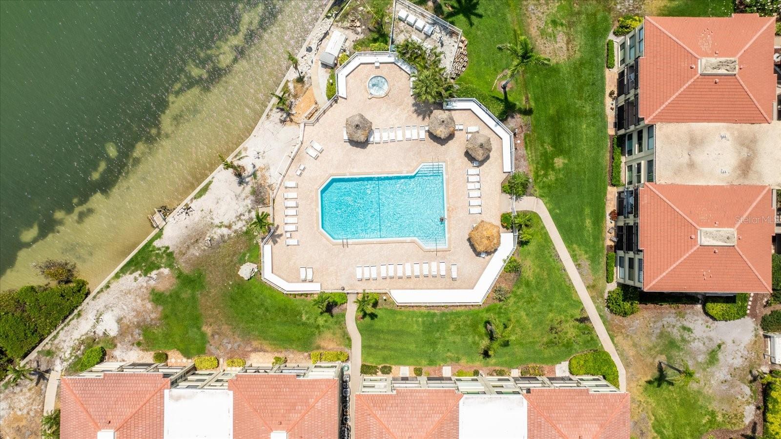 Private pool for Building G residents only