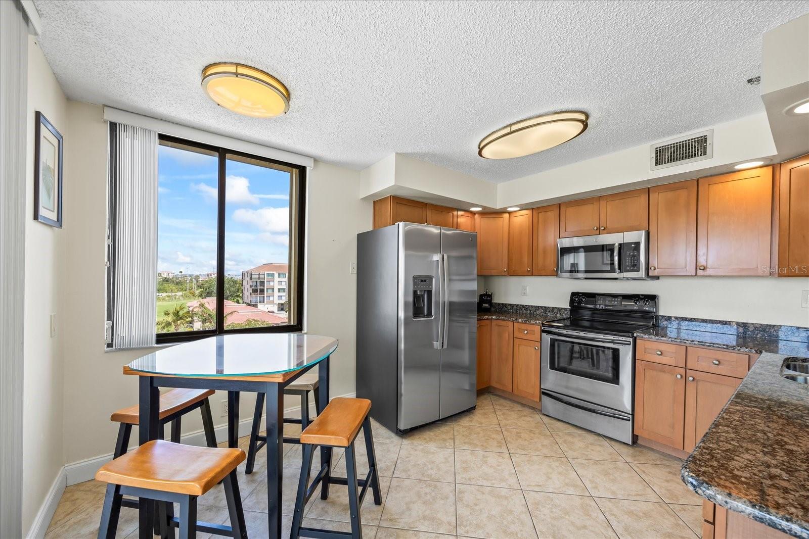 Eat in space in kitchen! or the perfect spot to create a coffee bar/bar!