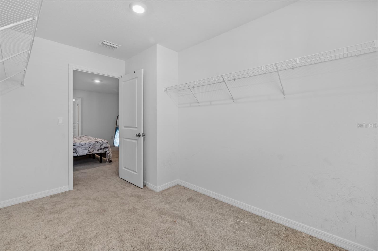 Primary Bedroom Walk in Closet!