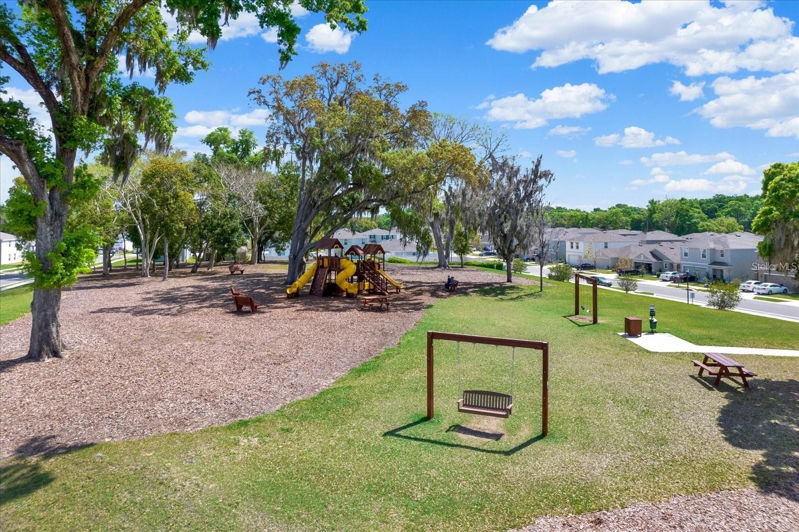 Community Park & Playground less than a block away!