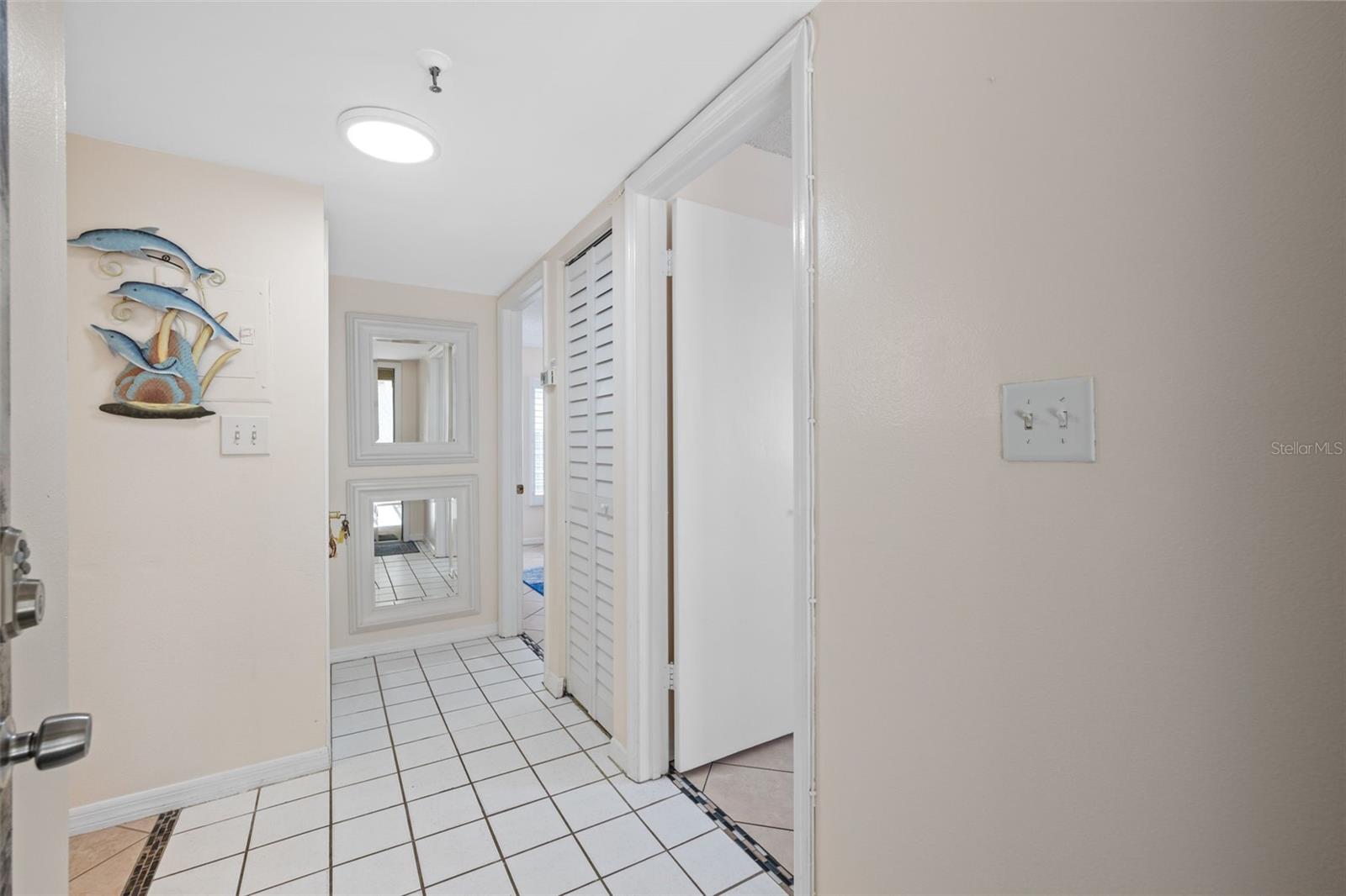 Hallway leading to the bedrooms