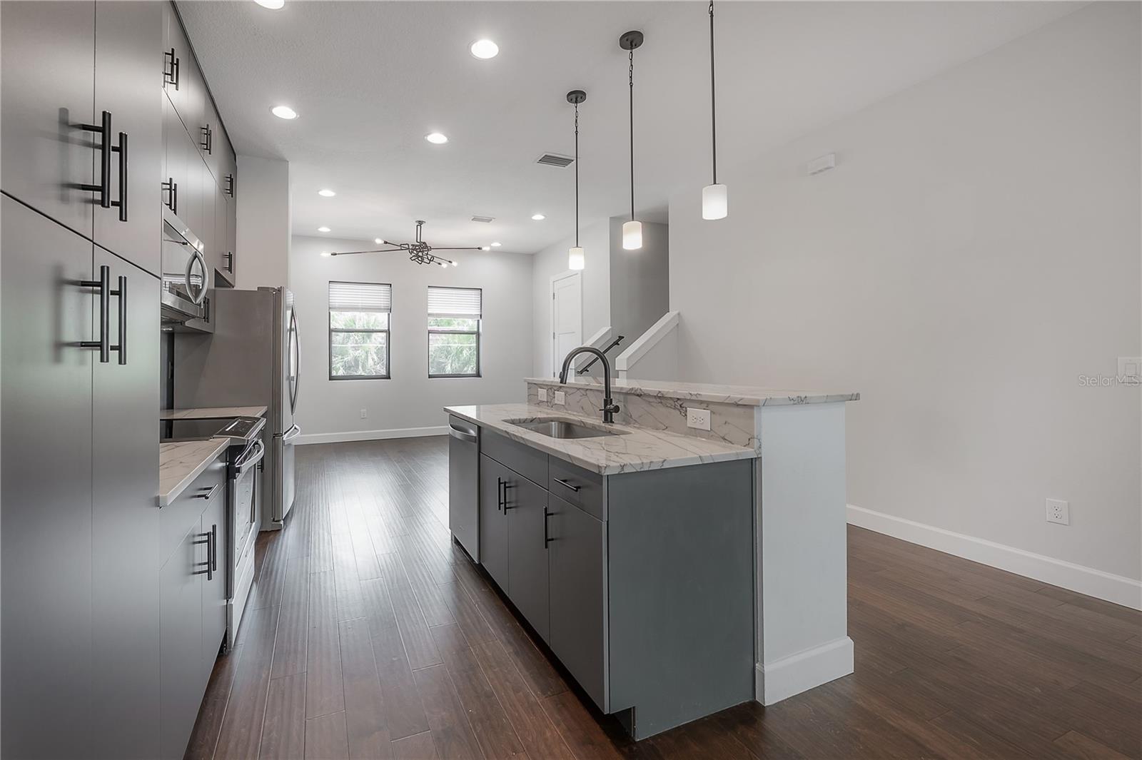 Kitchen on 2nd level