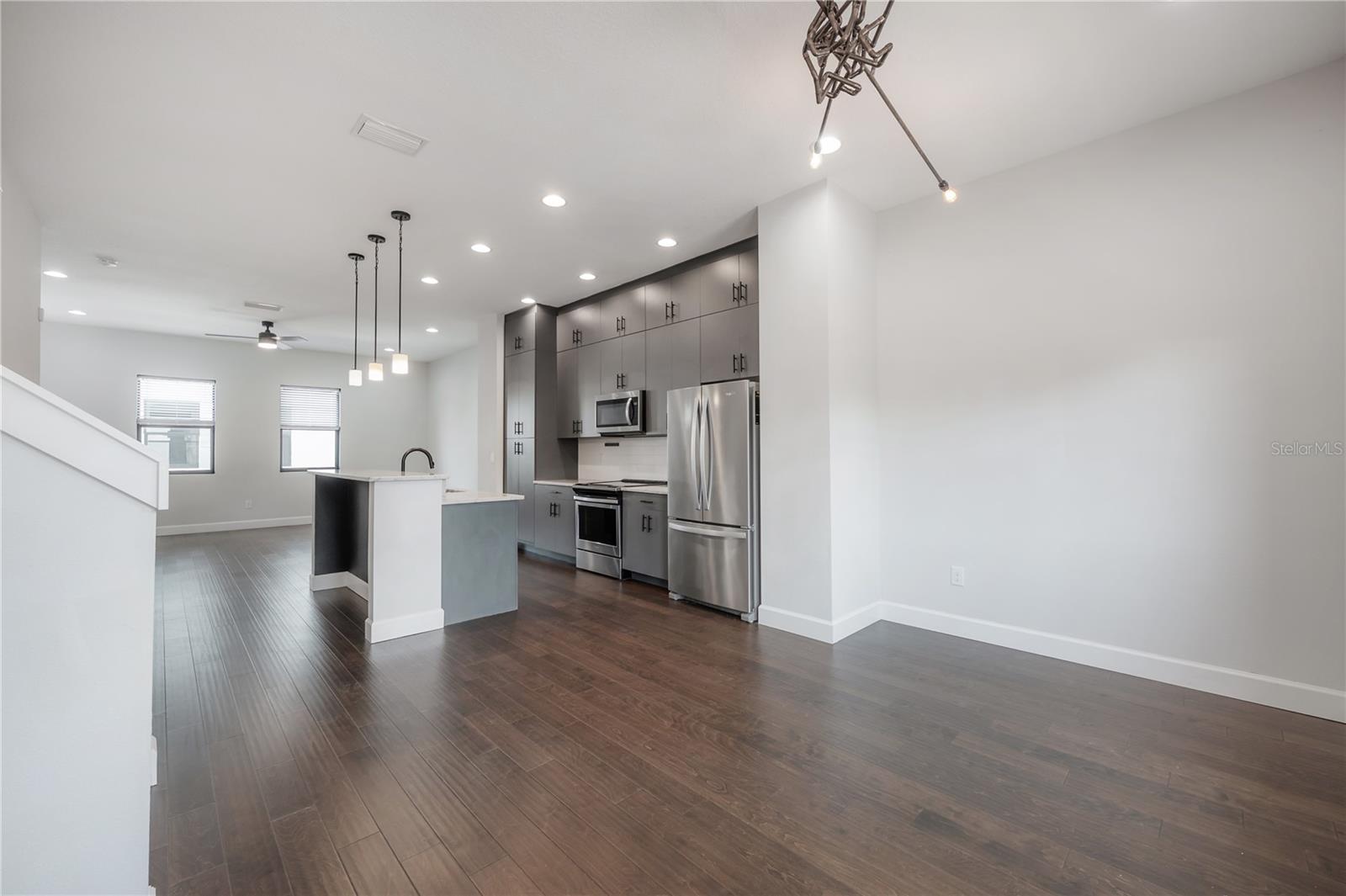 Dining room and kitchen on 2nd level