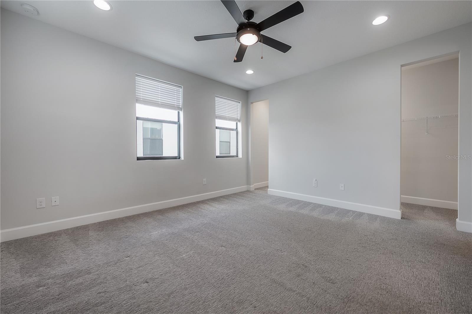 Primary bedroom suite