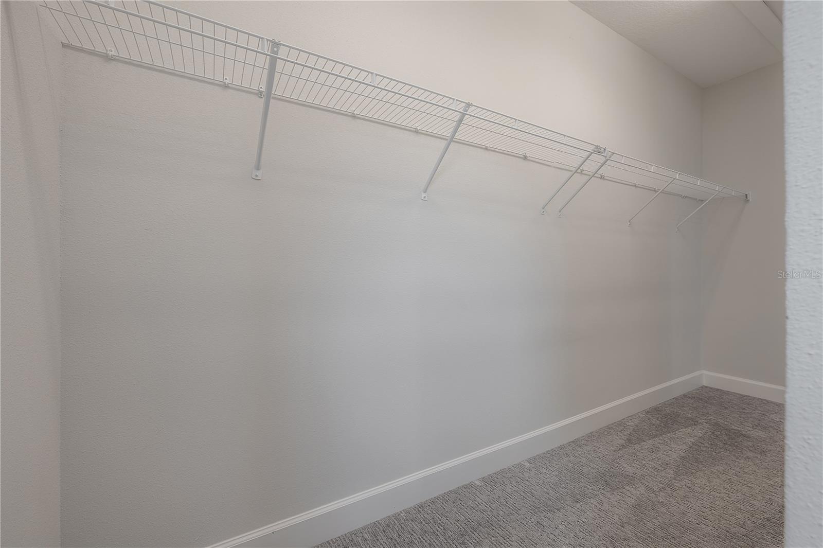 Primary walk-in closet