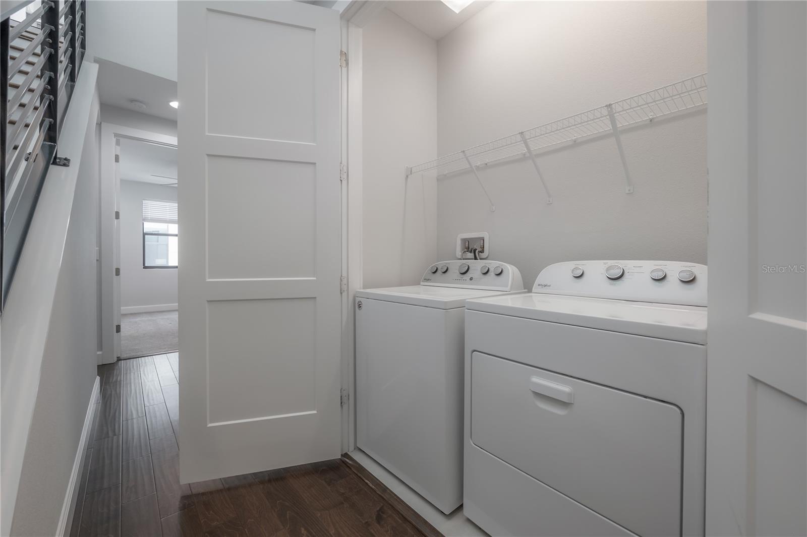 Laundry closet on 3rd level