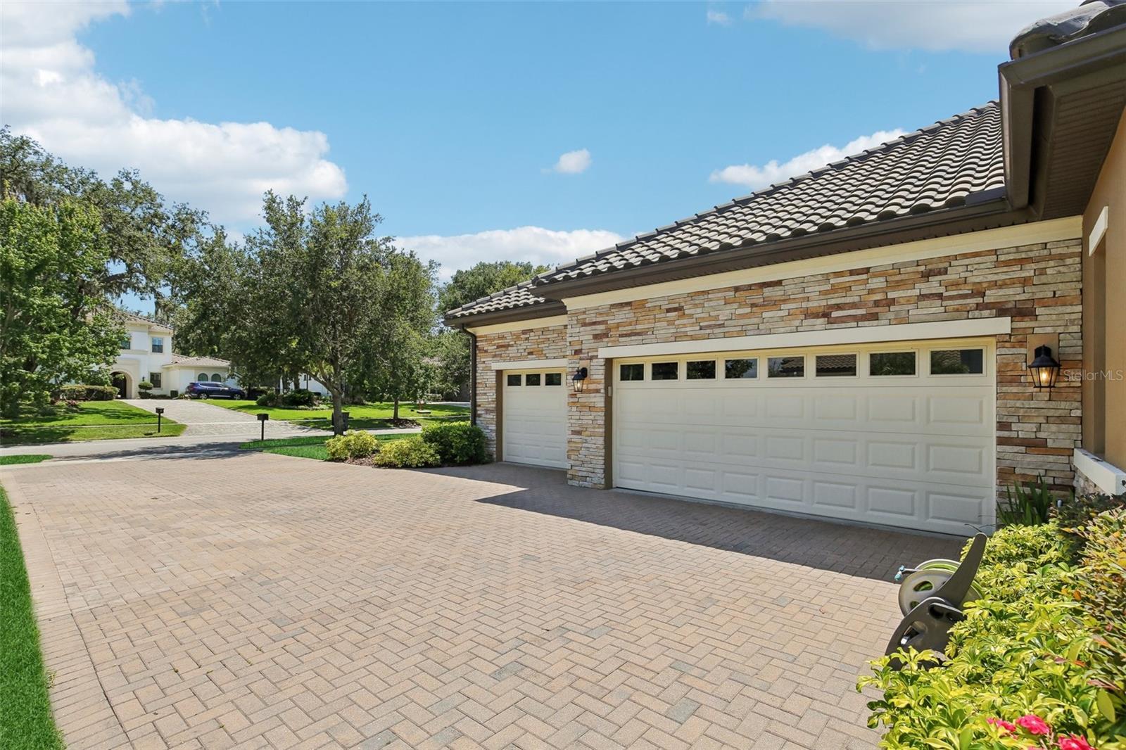 Driveway/3 car garage