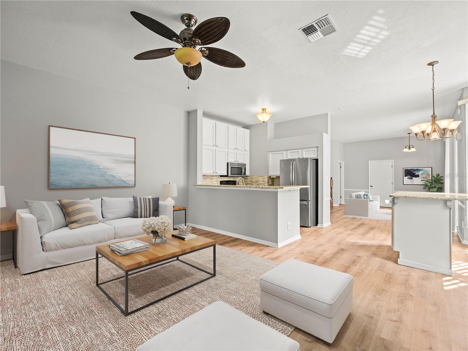 Room staged