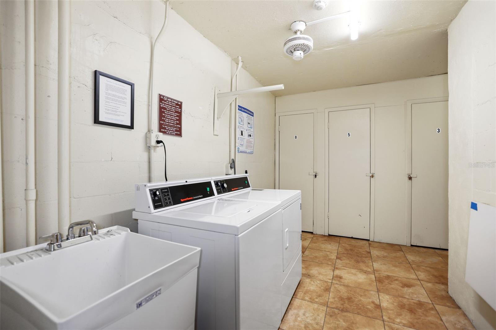Laundry Room / Storage closetby the elevators