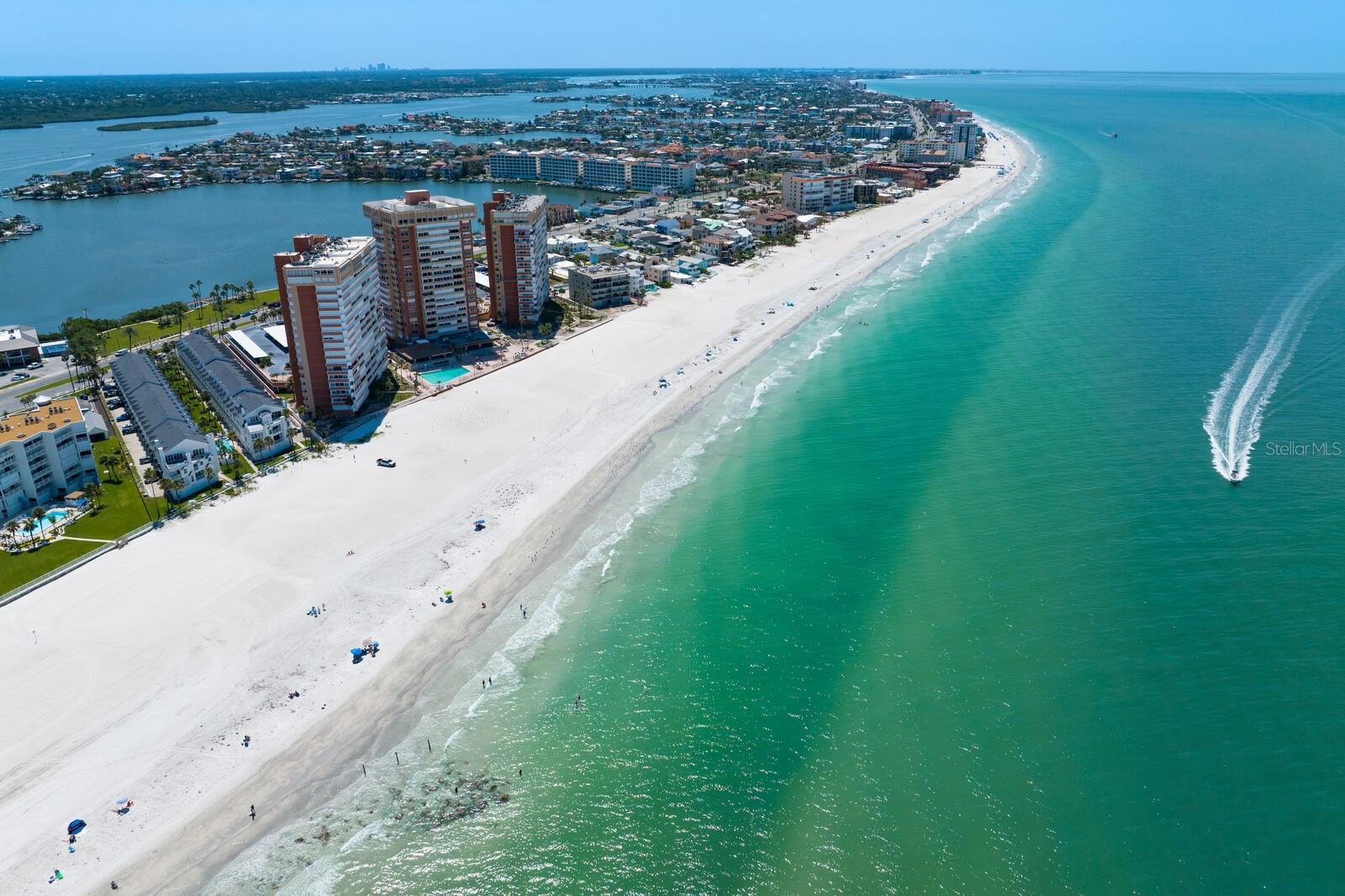 Beach walks for miles — with just a couple of watery interruptions (hey there, John's Pass and Blind Pass).
