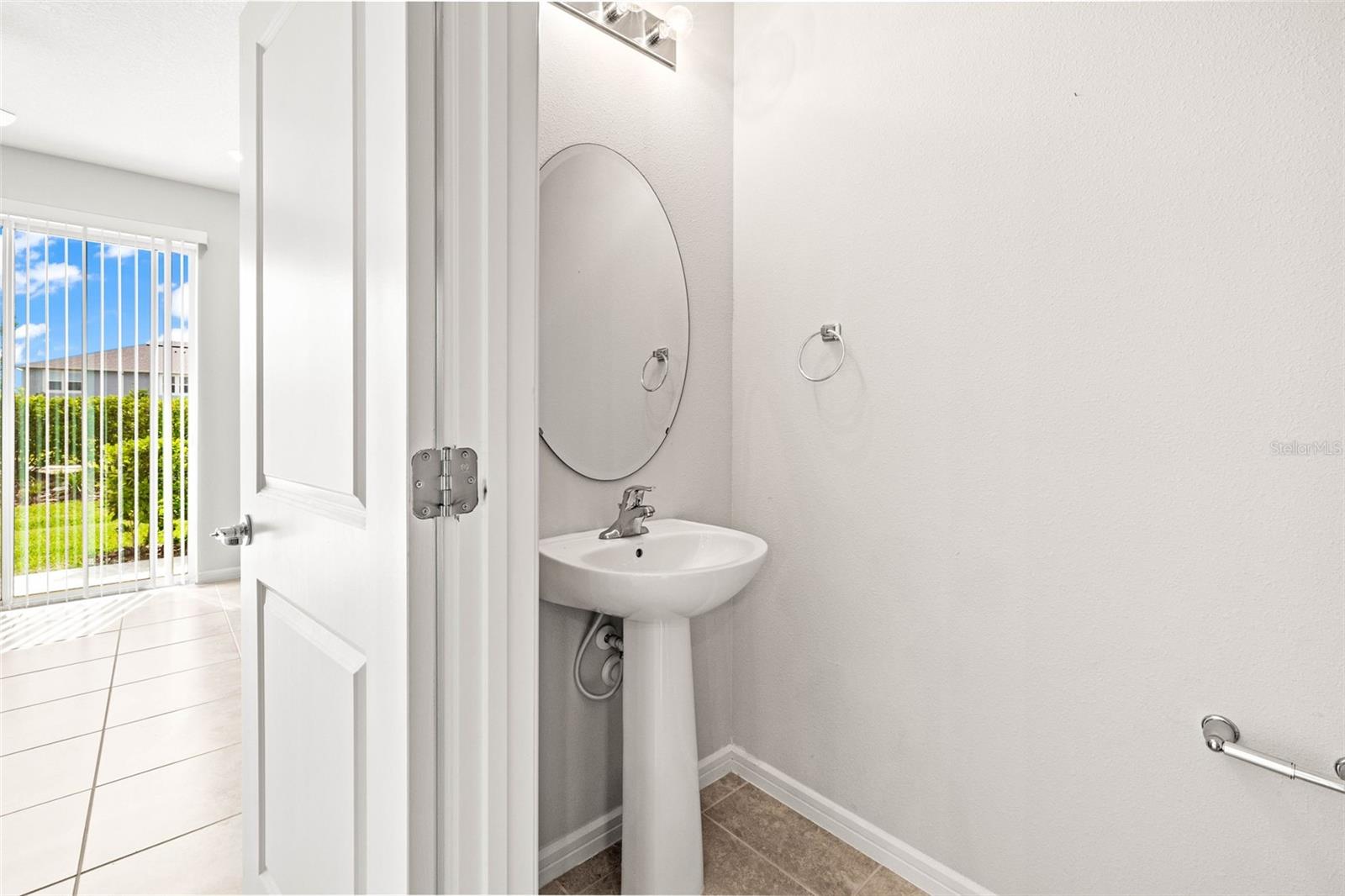 First floor half bath is so convenient for everyone!