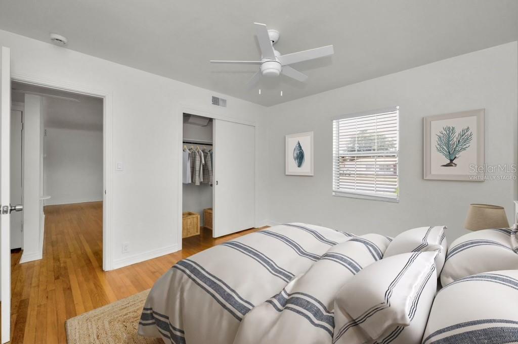 Virtually Staged Bedroom