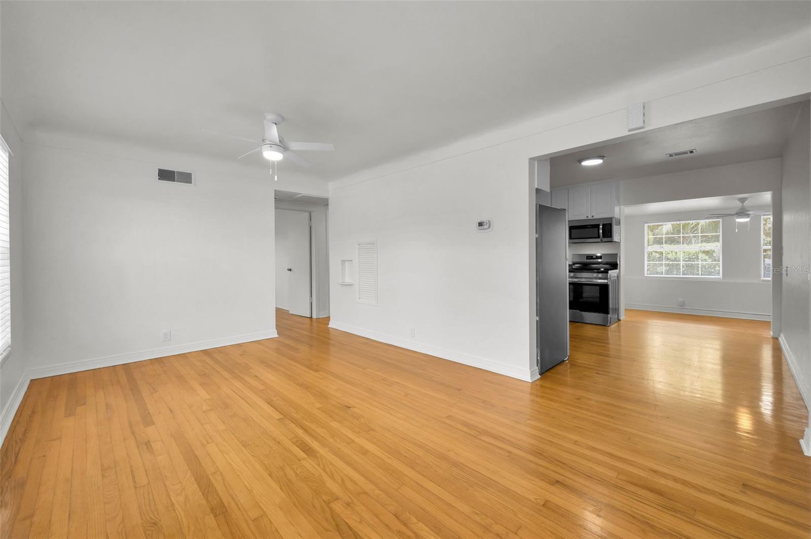 Gorgeous original hardwood floors throughout